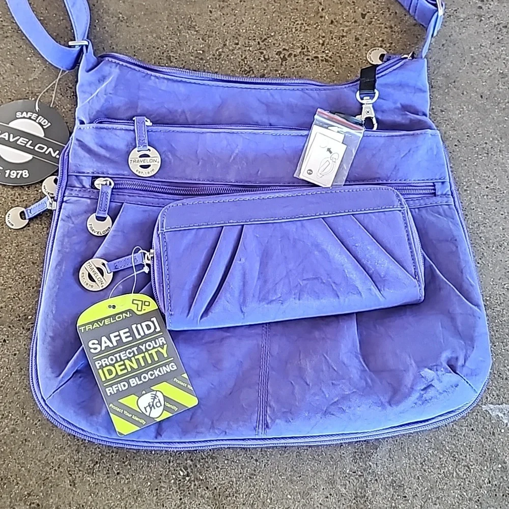 Travelon Purple bag - Picture 11 of 16